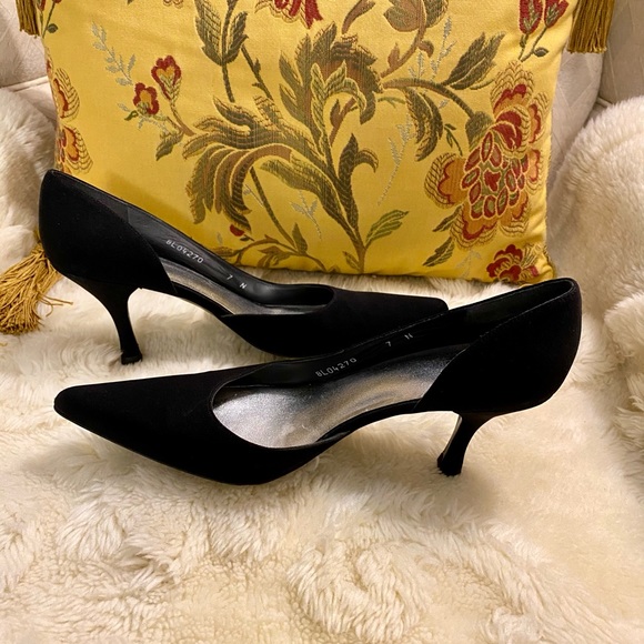 🌸 STUART WEITZMAN BLACK HEELS - Picture 6 of 15